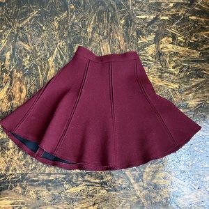 Maroon skirt